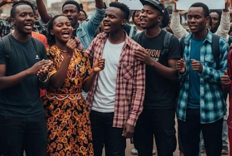 File Image of youth in Kenya, generated with AI.